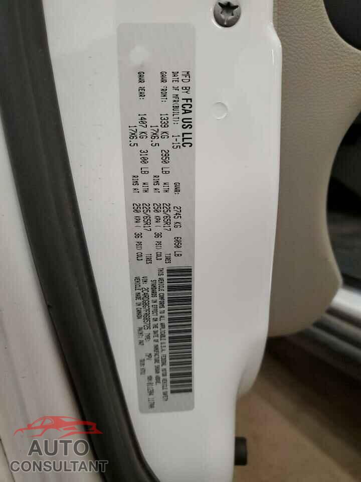 DODGE CARAVAN 2015 - 2C4RDGBG7FR685725