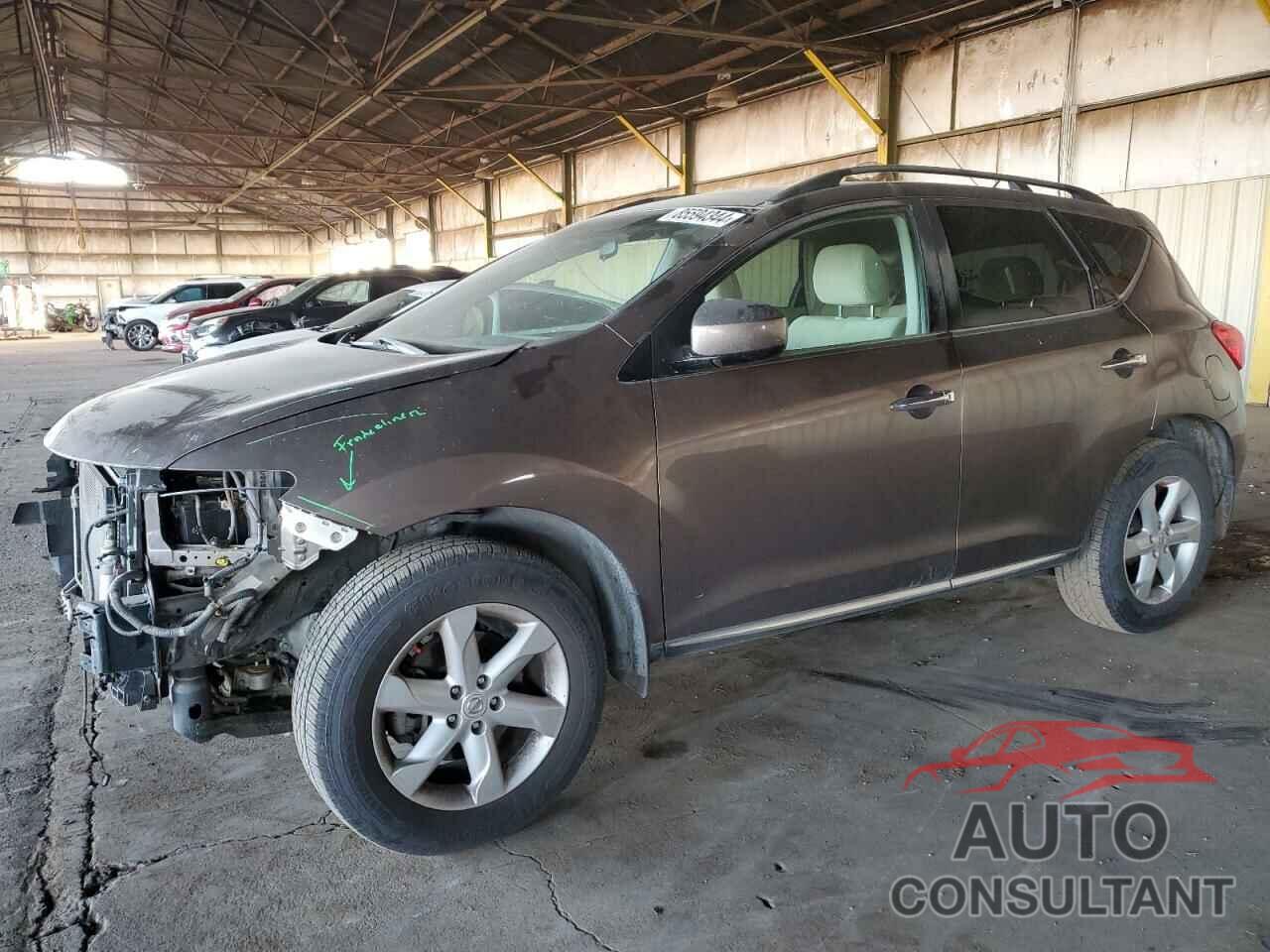 NISSAN MURANO 2009 - JN8AZ18W49W101212