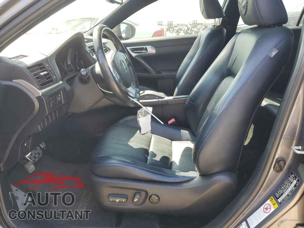 LEXUS CT 200 2012 - JTHKD5BH2C2063203