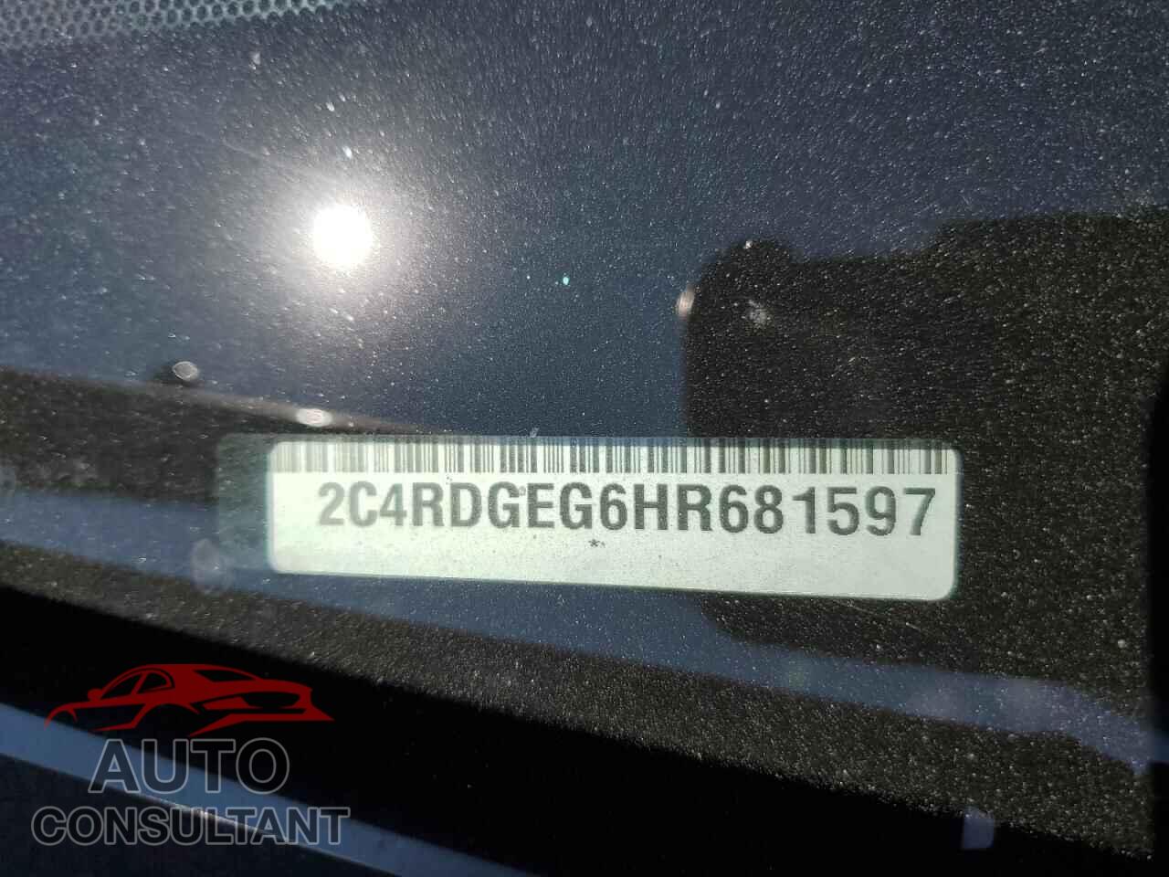 DODGE CARAVAN 2017 - 2C4RDGEG6HR681597