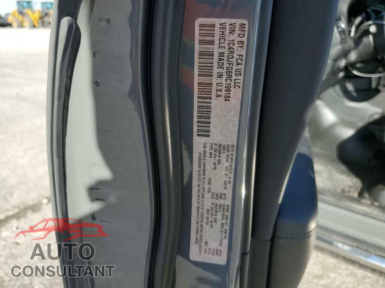 DODGE DURANGO 2024 - 1C4RDJFG6RC199184