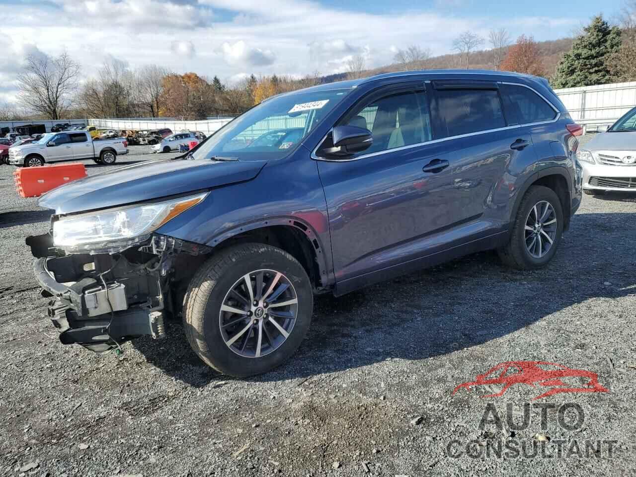 TOYOTA HIGHLANDER 2018 - 5TDJZRFH3JS827310