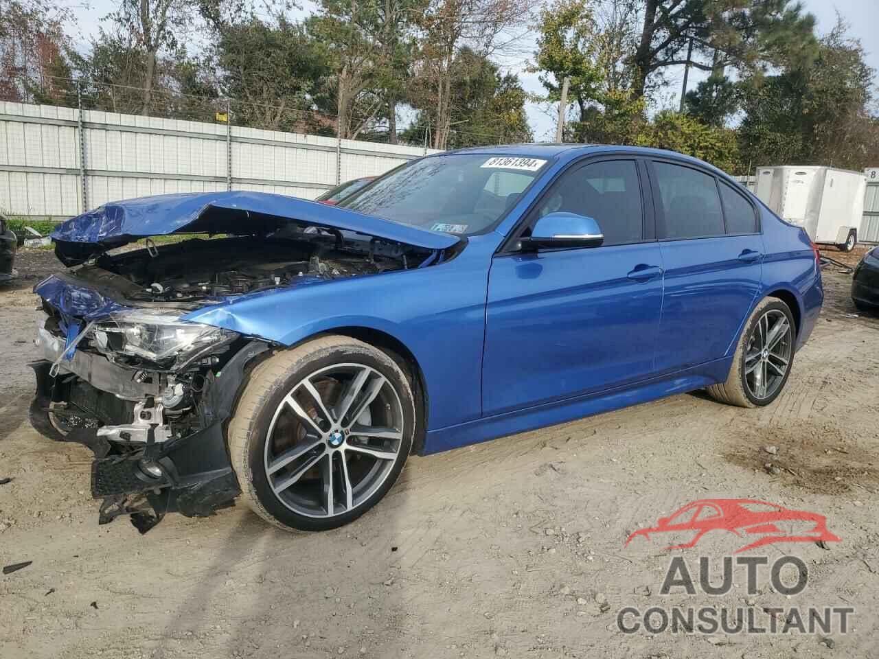 BMW 3 SERIES 2018 - WBA8B7C52JA583225