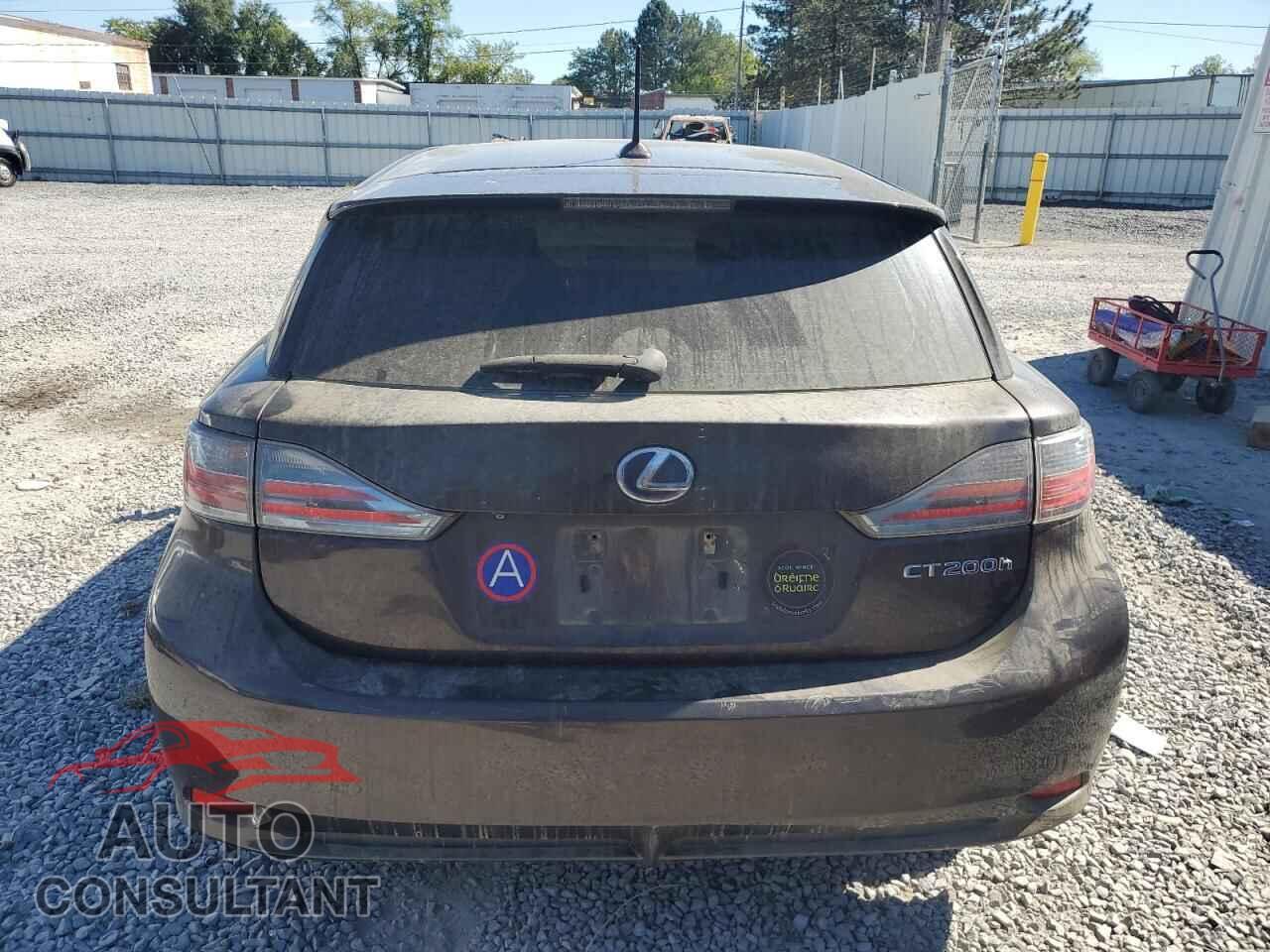 LEXUS CT 200 2012 - JTHKD5BH2C2106972
