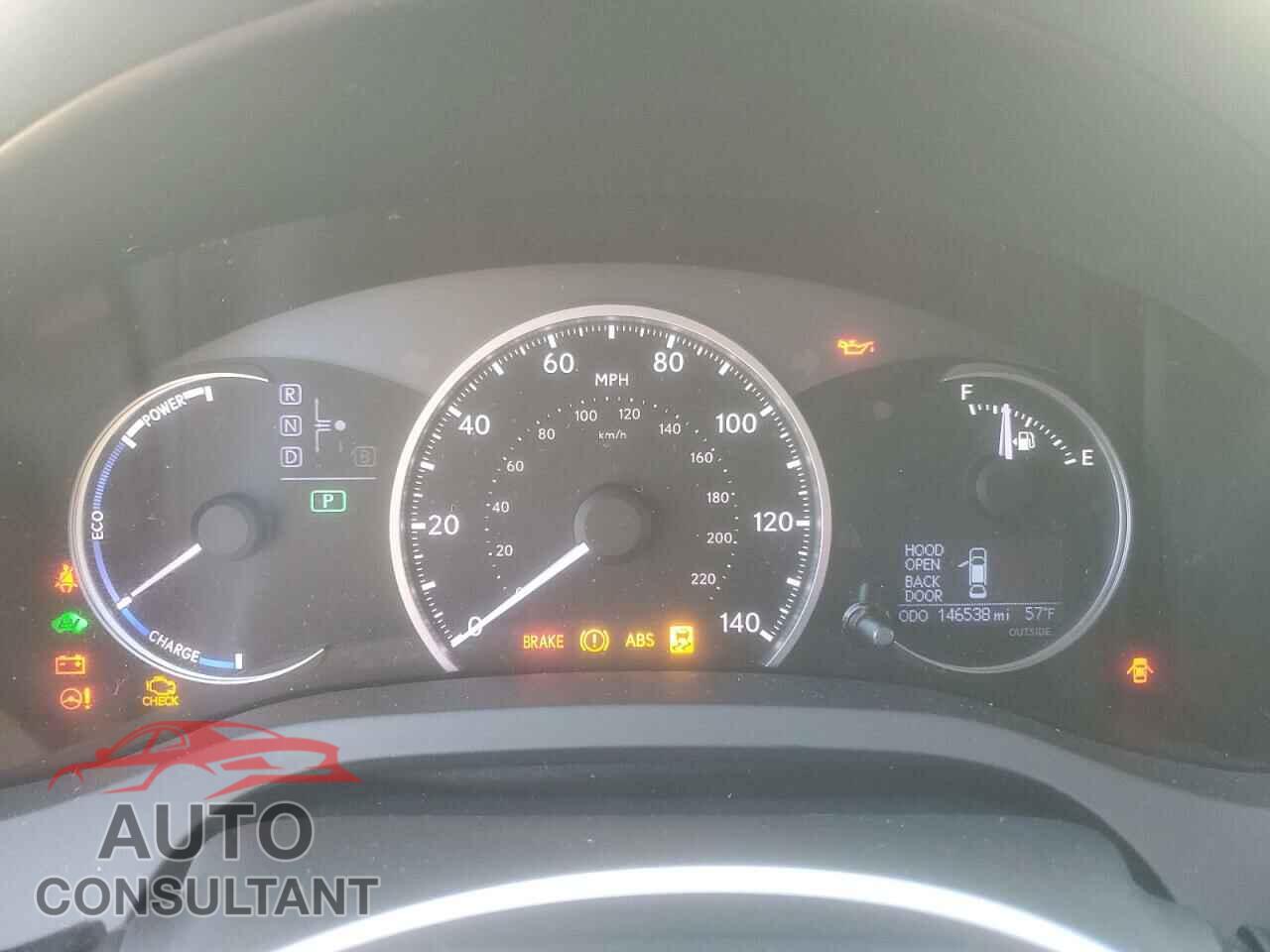 LEXUS CT 200 2013 - JTHKD5BH7D2166442