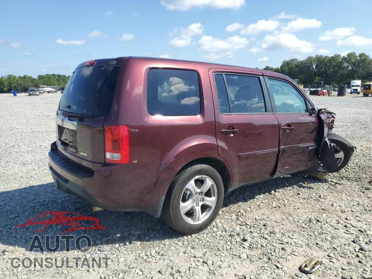 HONDA PILOT 2013 - 5FNYF4H55DB084686
