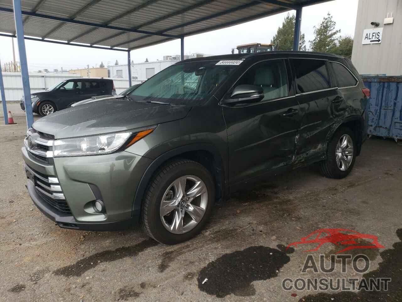 TOYOTA HIGHLANDER 2018 - 5TDDZRFH8JS855472