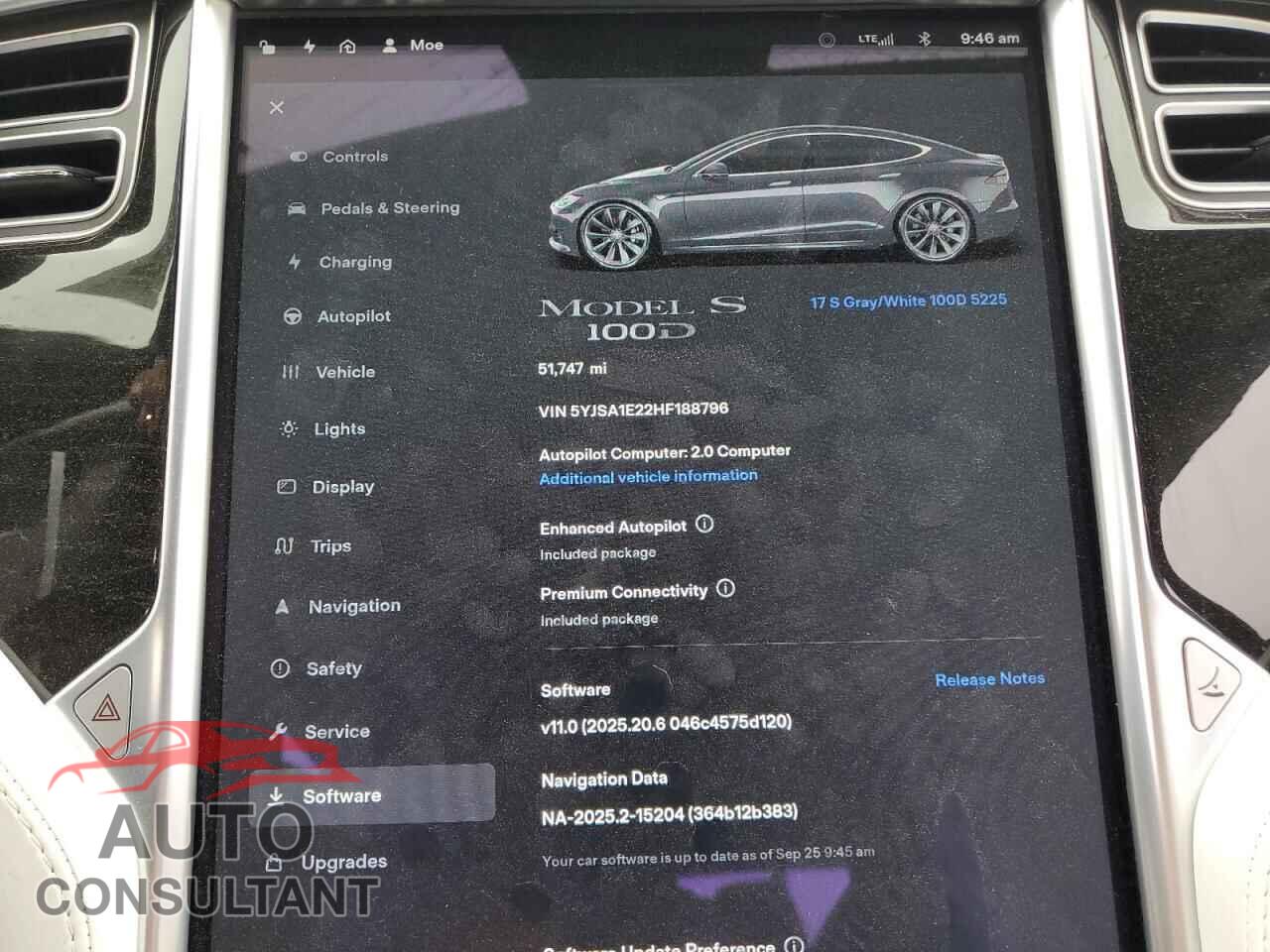 TESLA MODEL S 2017 - 5YJSA1E22HF188796