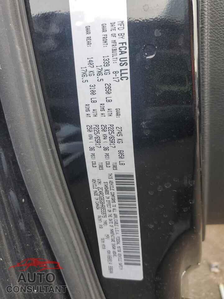 DODGE CARAVAN 2017 - 2C4RDGBG8HR855979