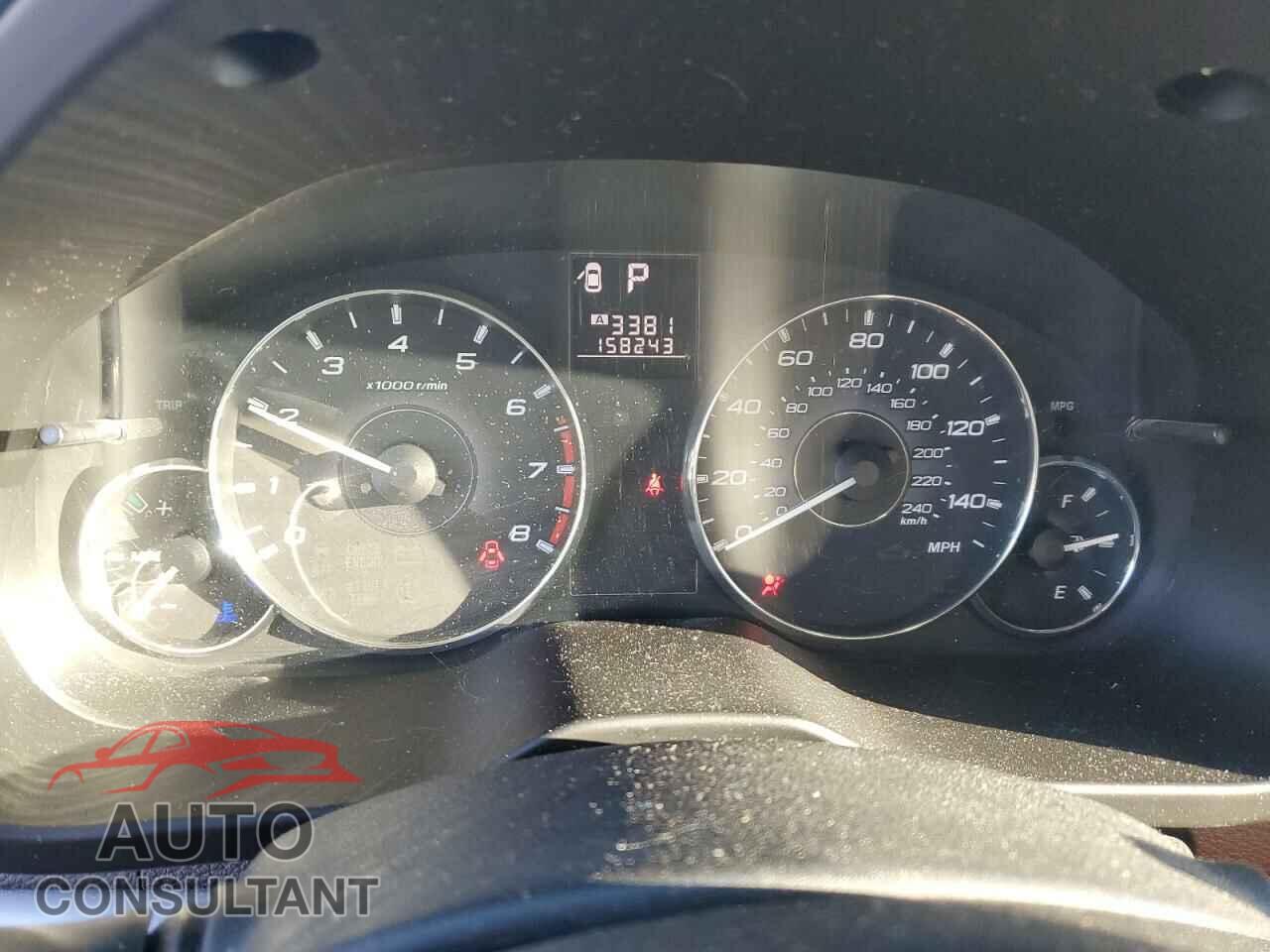 SUBARU OUTBACK 2011 - 4S4BRBCC2B3318196