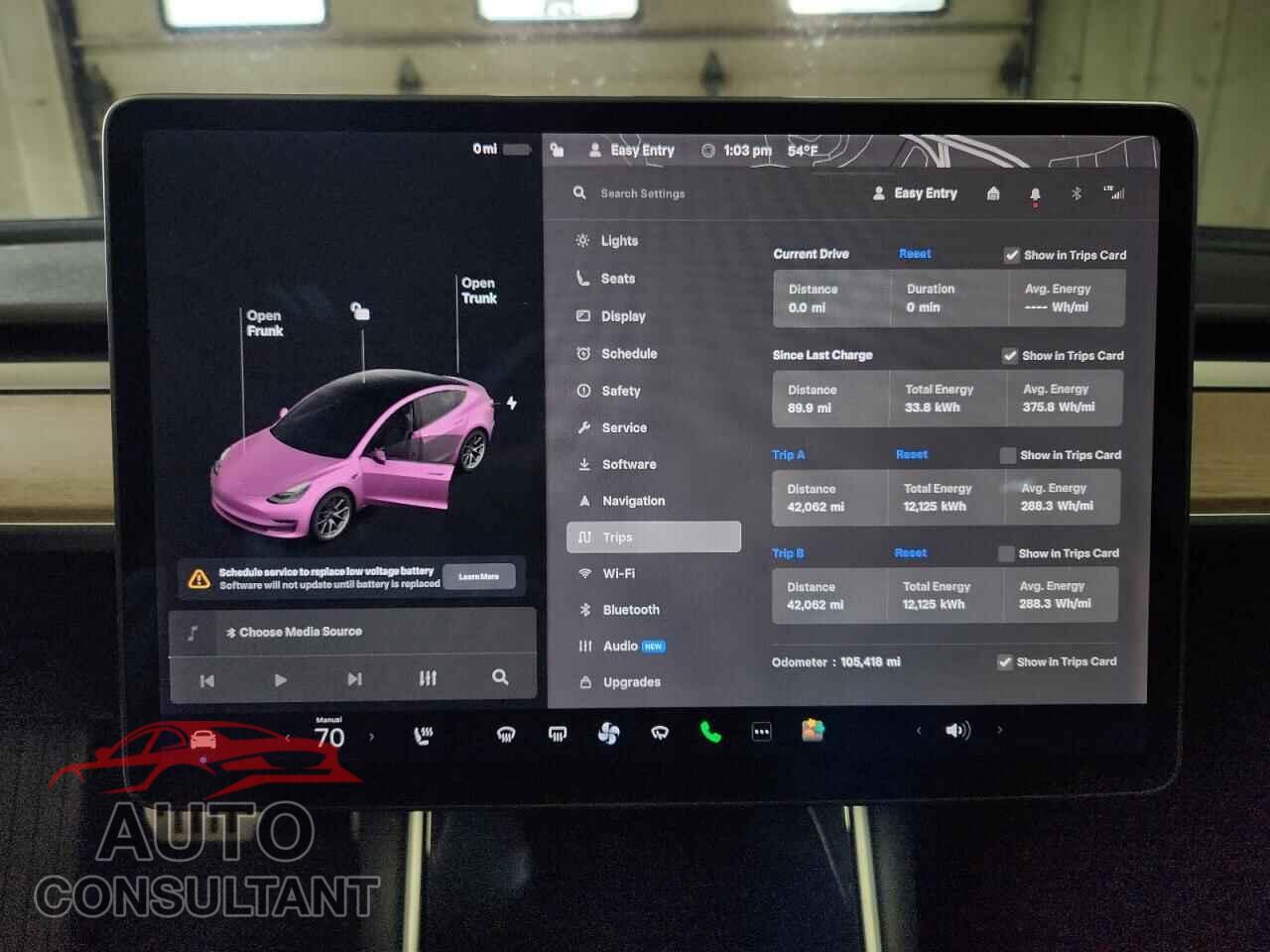 TESLA MODEL 3 2018 - 5YJ3E1EB3JF156132
