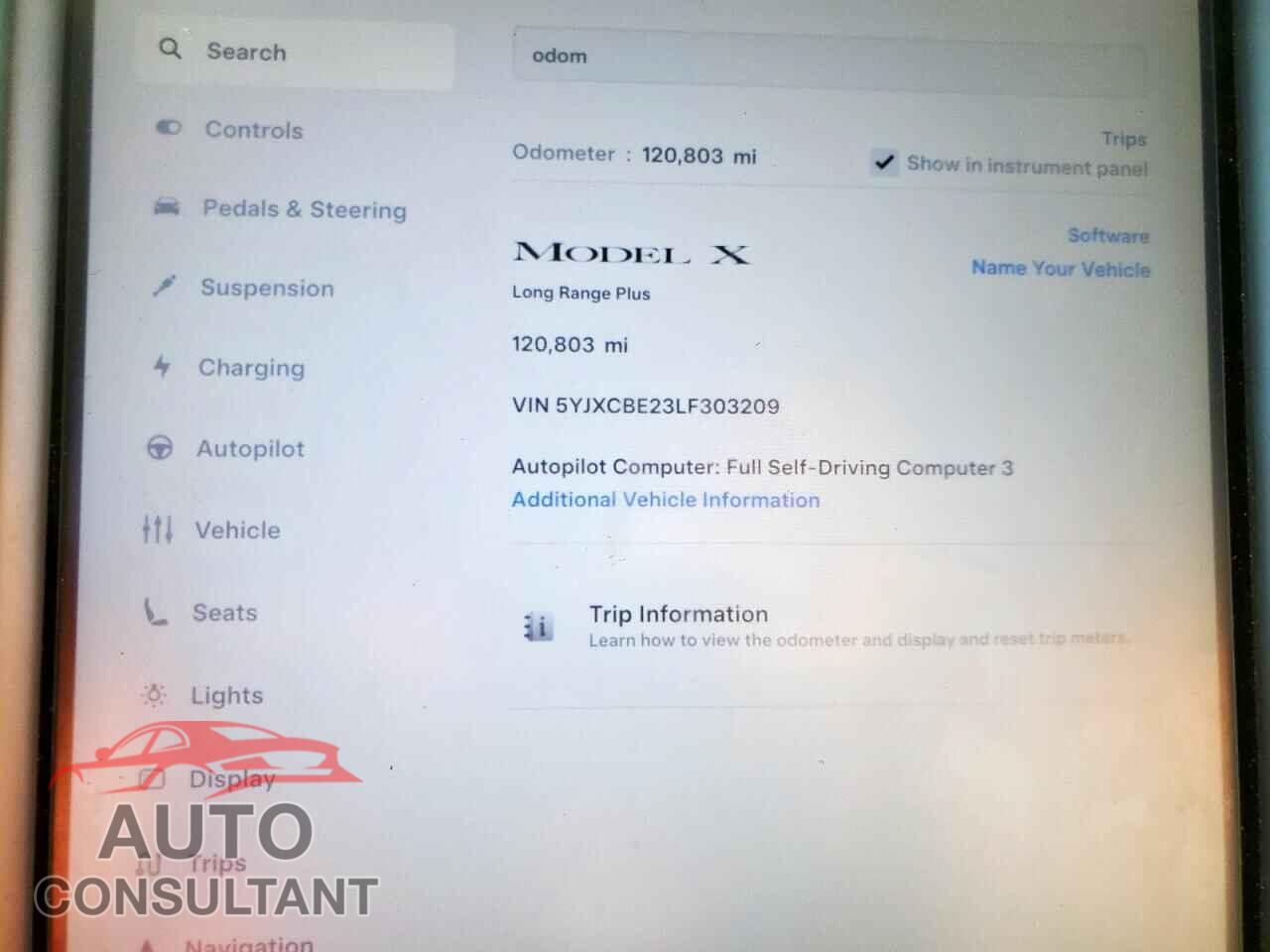 TESLA MODEL X 2020 - 5YJXCBE23LF303209