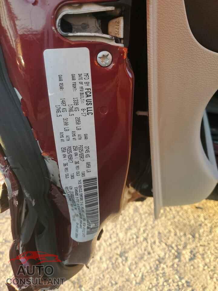 DODGE CARAVAN 2017 - 2C4RDGCG4HR851734