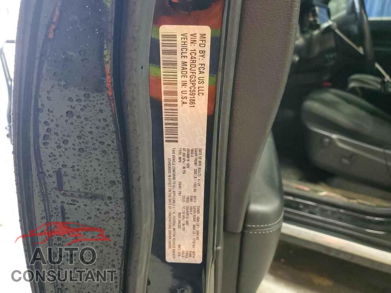 DODGE DURANGO 2023 - 1C4RDJFG3PC591861