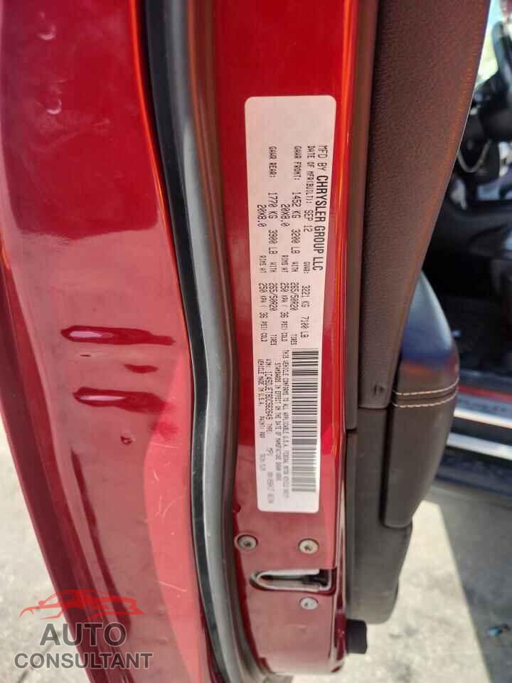 DODGE DURANGO 2013 - 1C4SDJET9DC562649