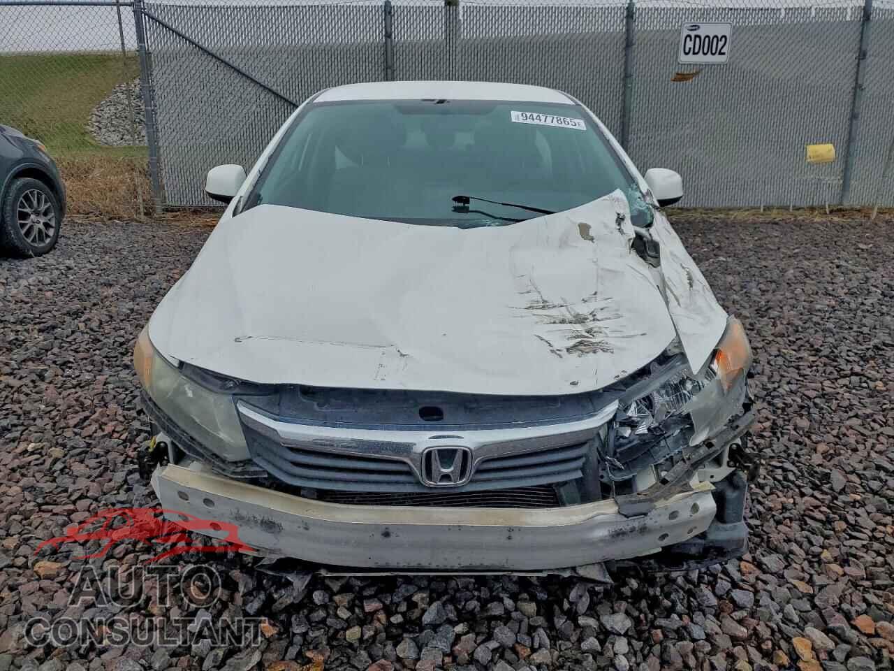 HONDA CIVIC 2012 - 19XFB2F56CE040470