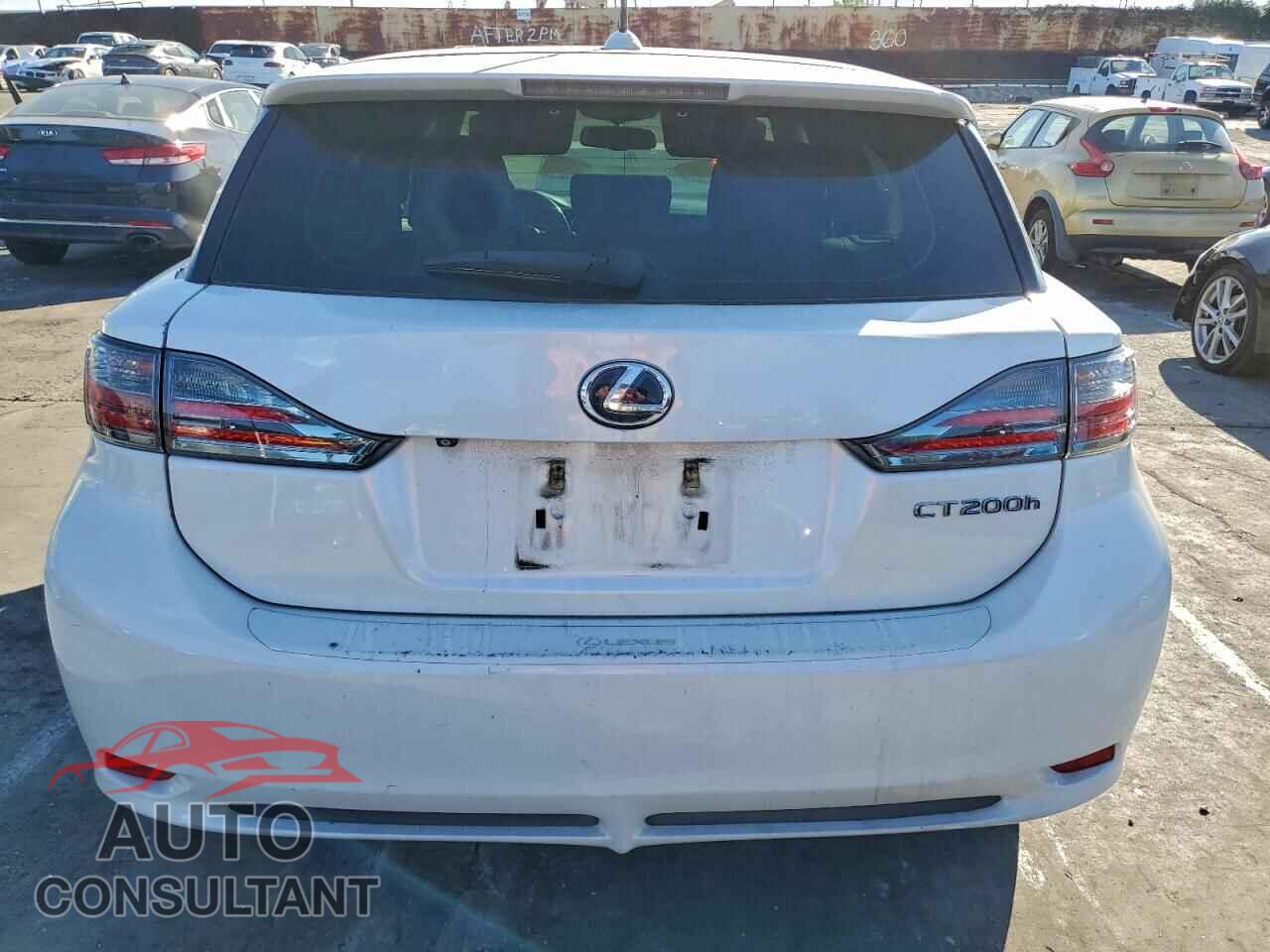 LEXUS CT 200 2012 - JTHKD5BH5C2058531