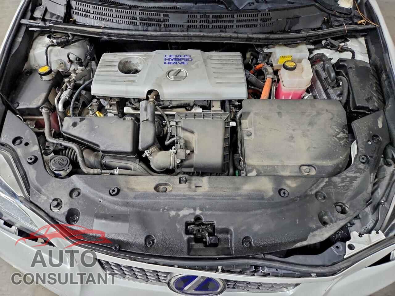 LEXUS CT 200 2012 - JTHKD5BH9C2066745