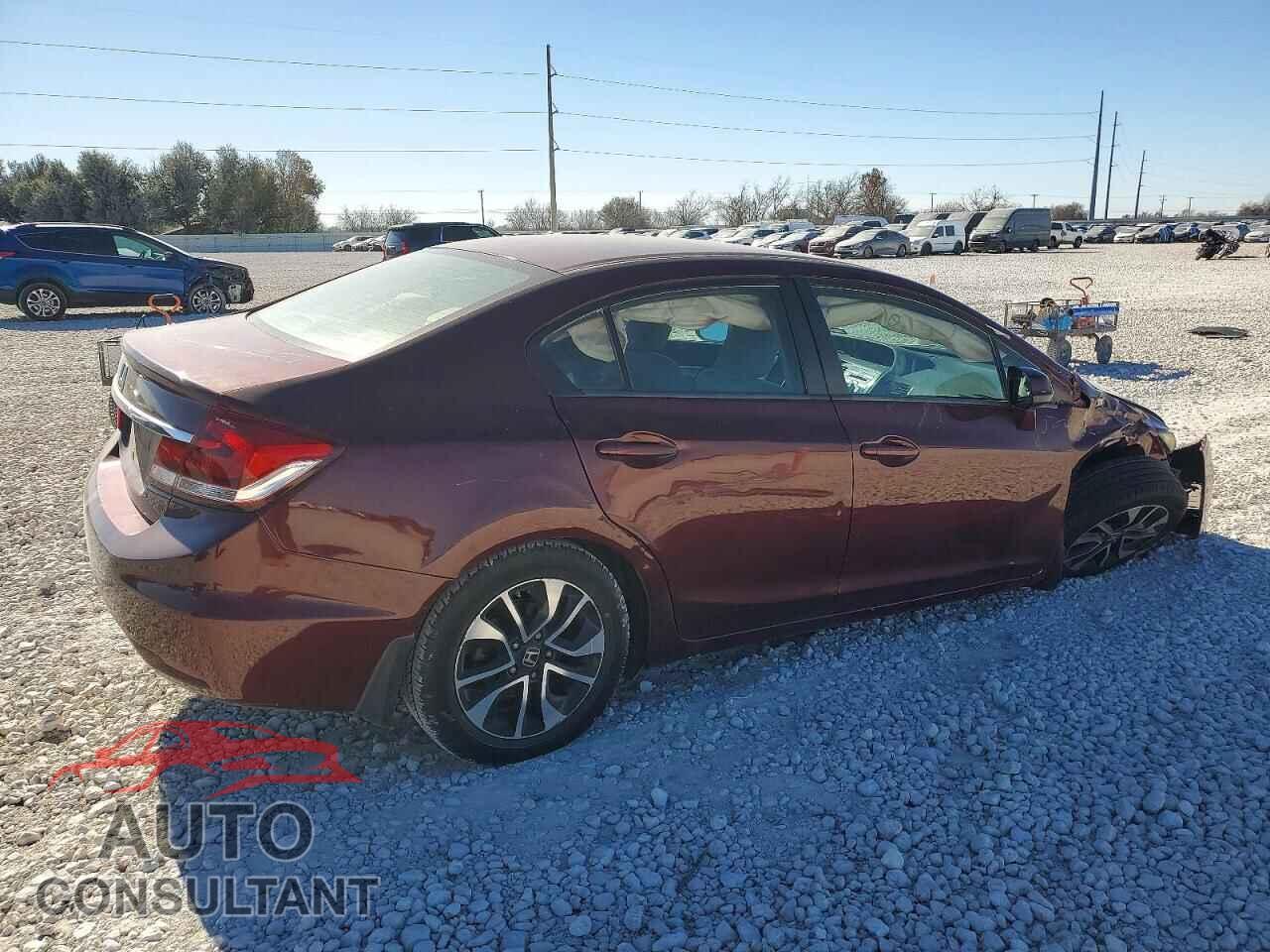 HONDA CIVIC 2013 - 19XFB2F89DE098682