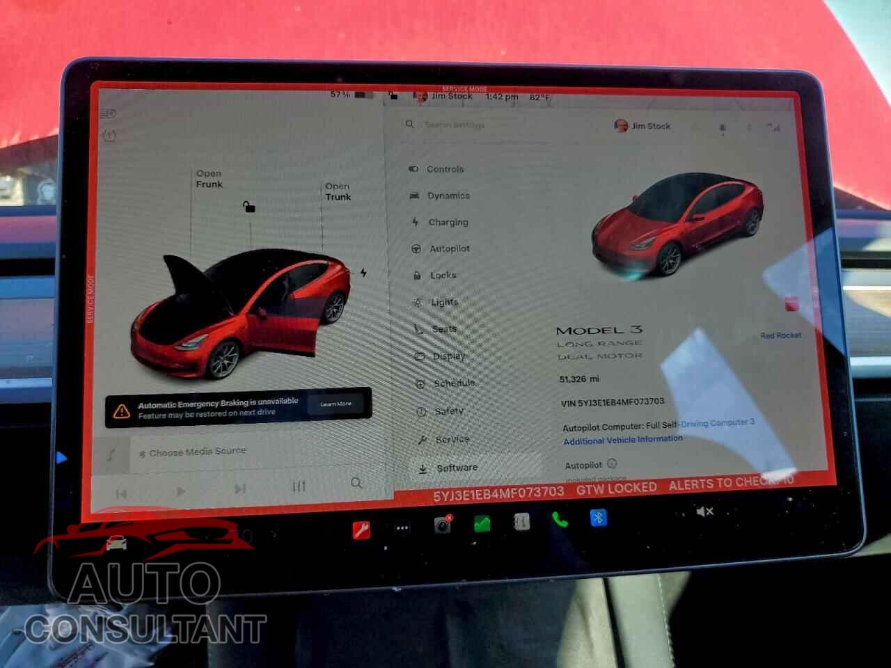 TESLA MODEL 3 2021 - 5YJ3E1EB4MF073703