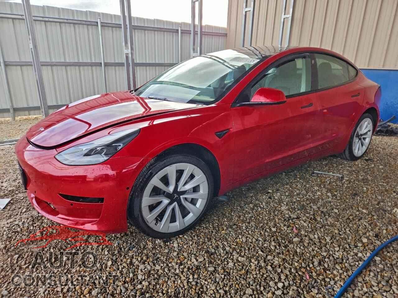 TESLA MODEL 3 2022 - 5YJ3E1EA2NF288764