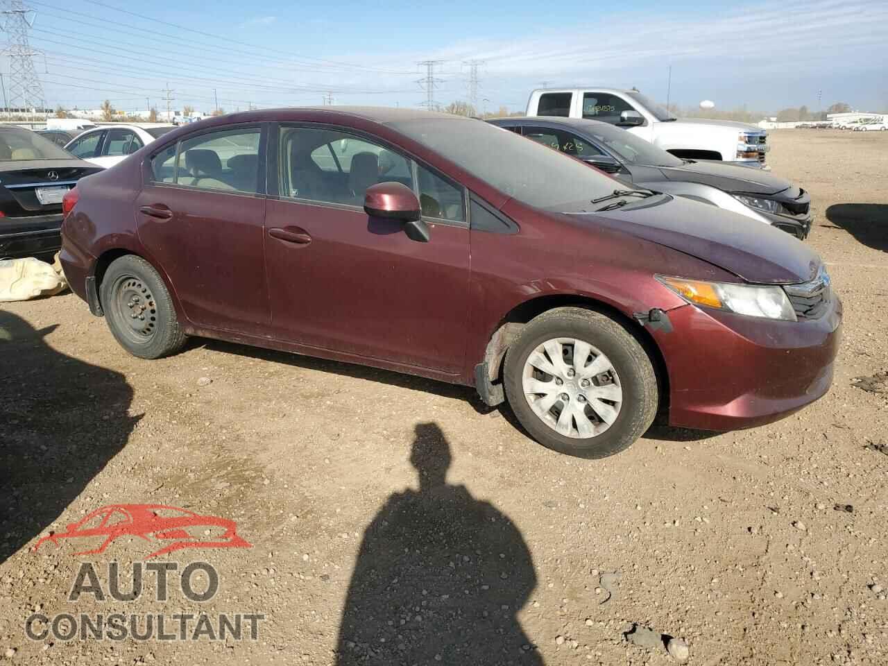 HONDA CIVIC 2012 - JHMFB2F54CS003672