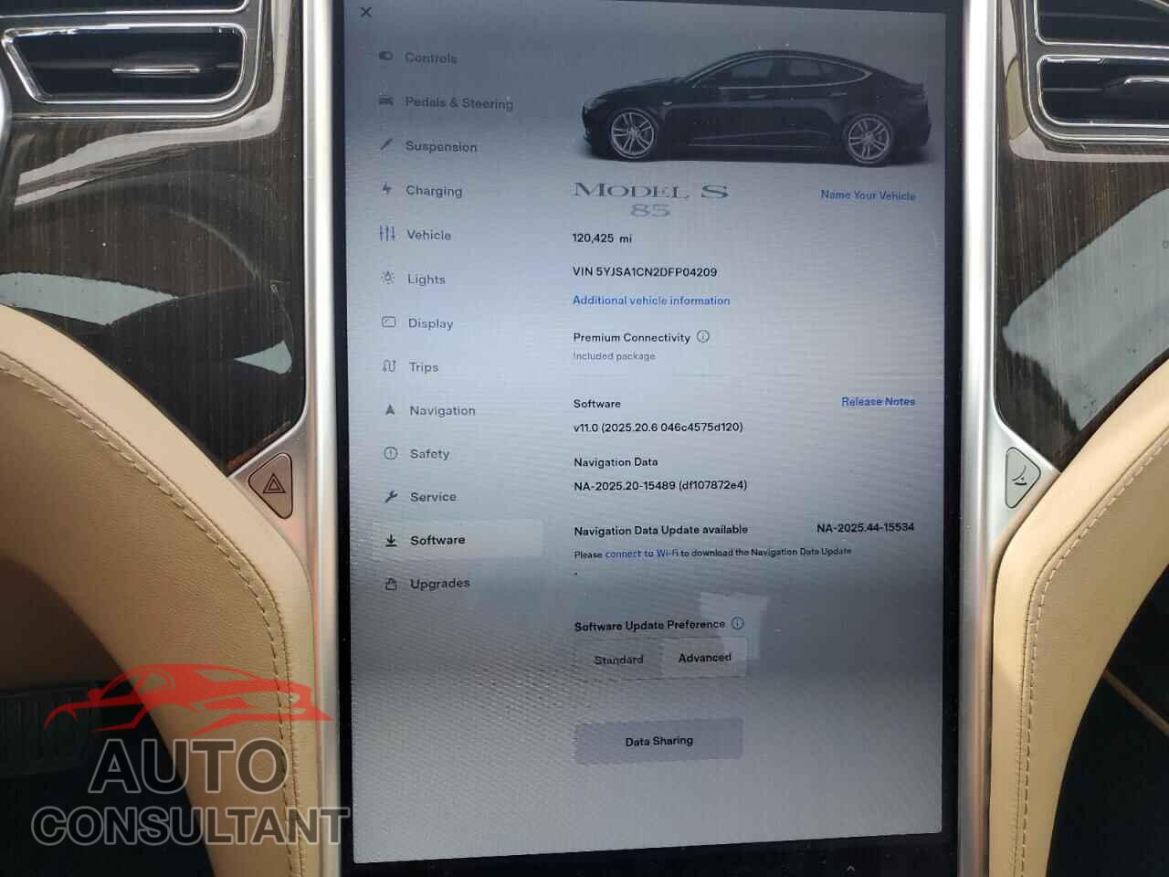 TESLA MODEL S 2013 - 5YJSA1CN2DFP04209