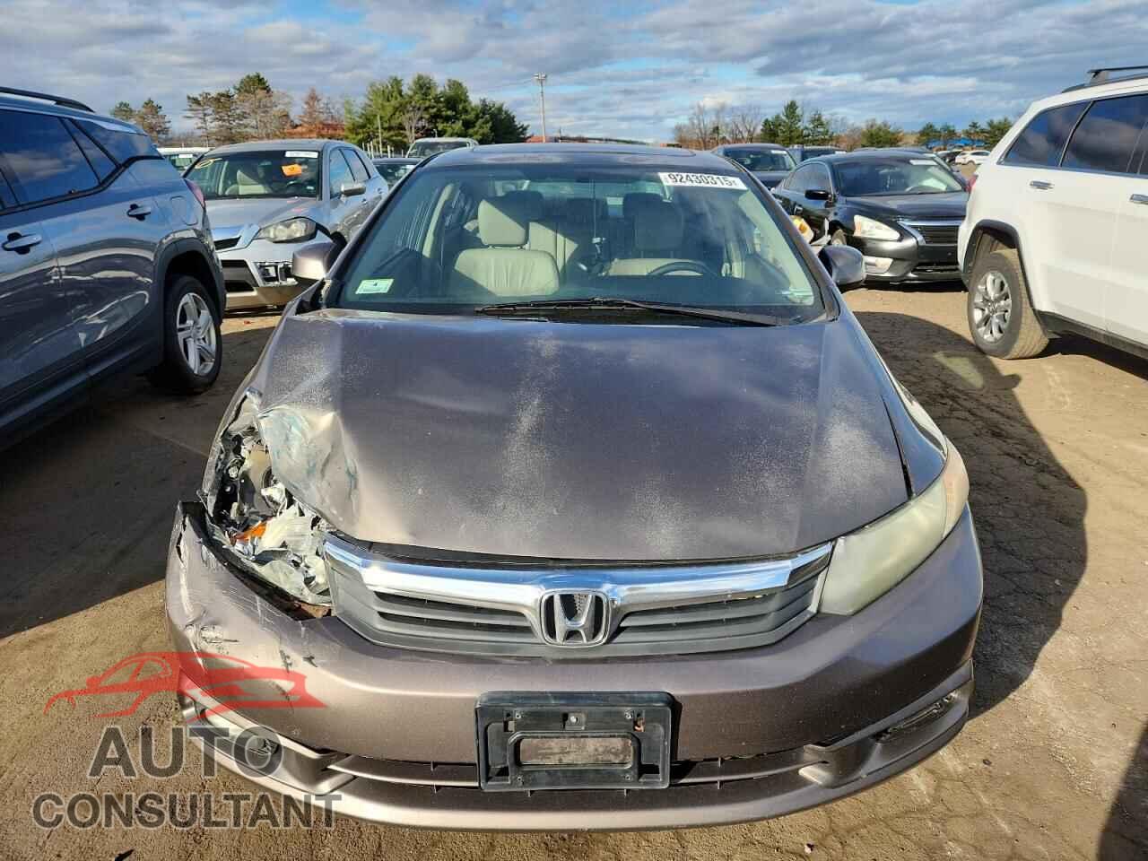 HONDA CIVIC 2012 - 2HGFB2F92CH552459