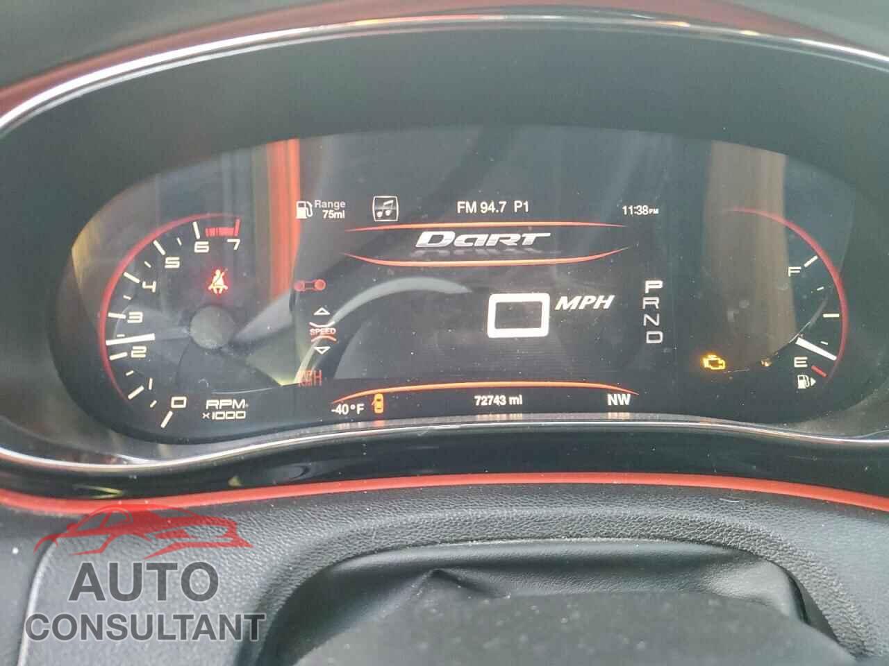 DODGE DART 2014 - 1C3CDFEB3ED879111