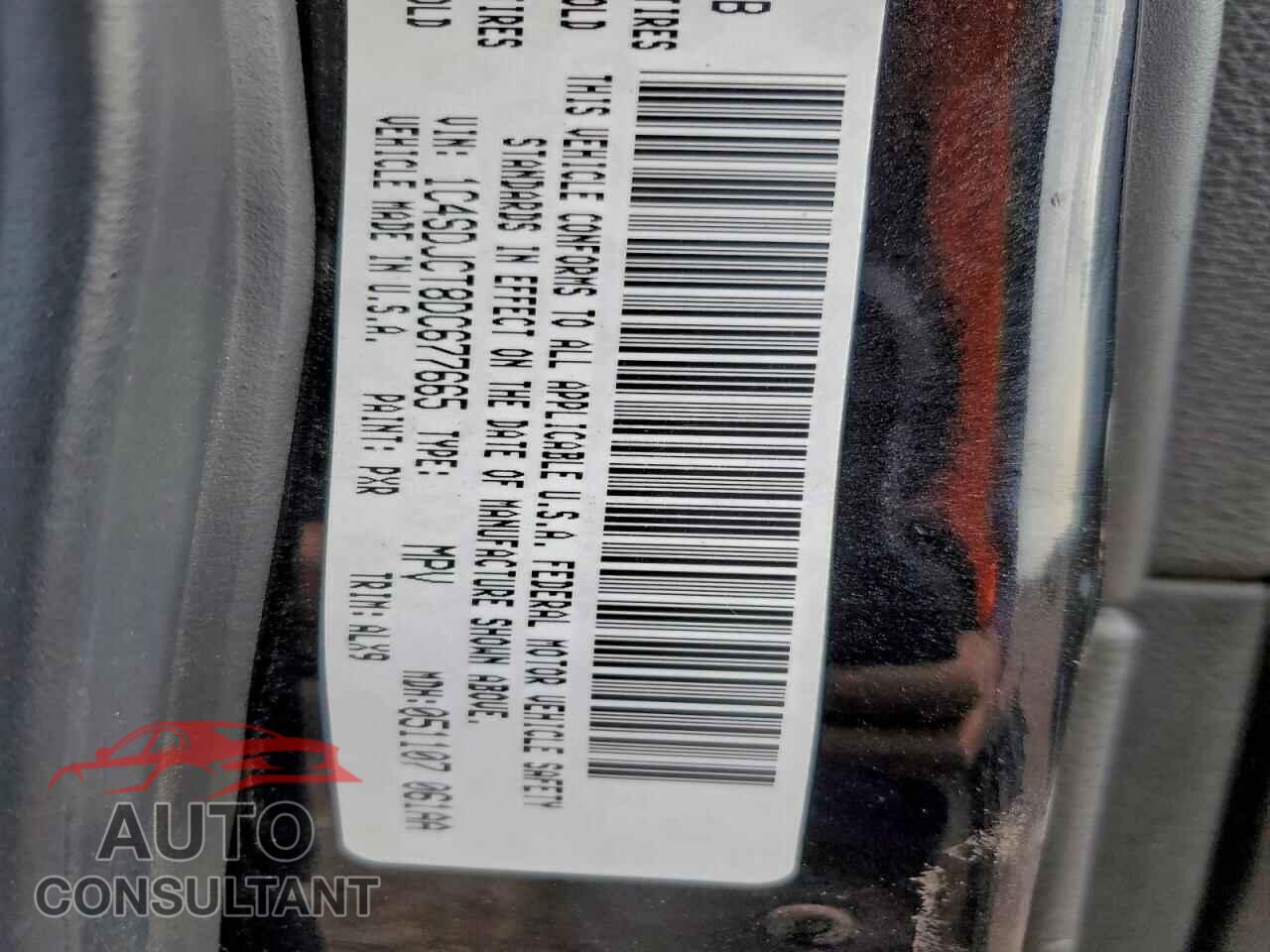 DODGE DURANGO 2013 - 1C4SDJCT8DC677665
