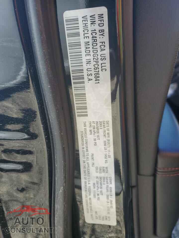 DODGE DURANGO 2023 - 1C4RDJDG2PC676841