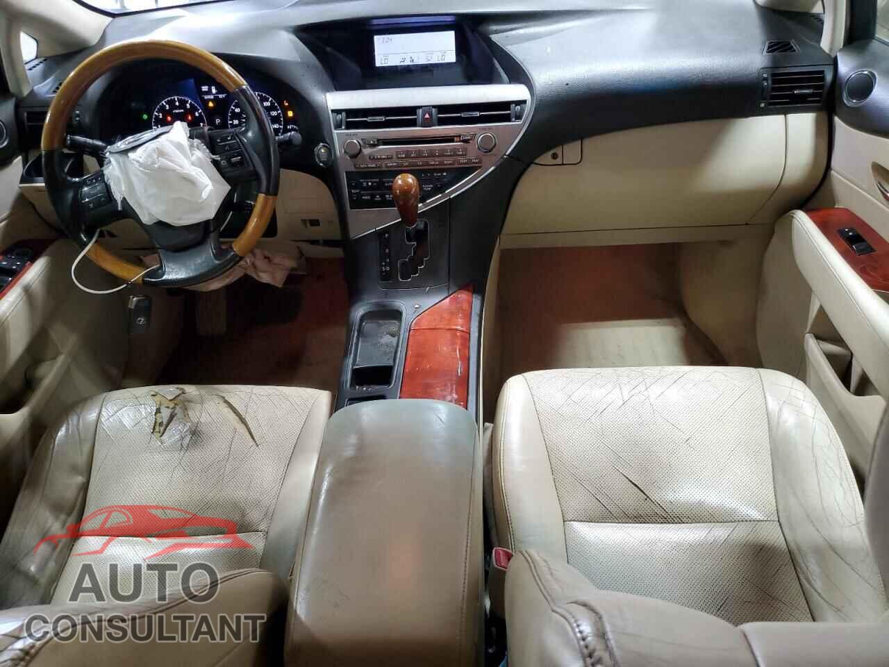 LEXUS RX350 2010 - 2T2BK1BA0AC013963