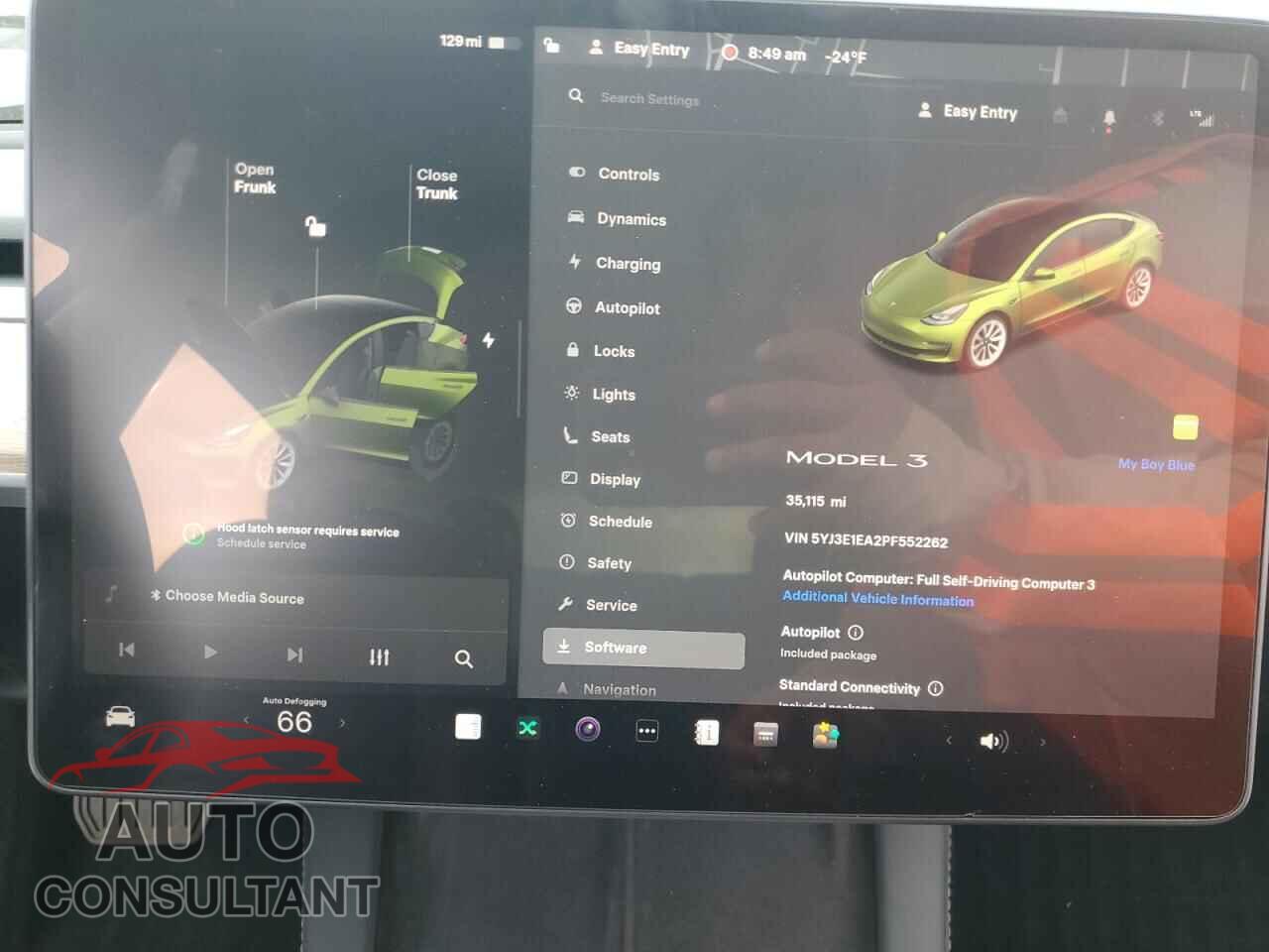 TESLA MODEL 3 2023 - 5YJ3E1EA2PF552262