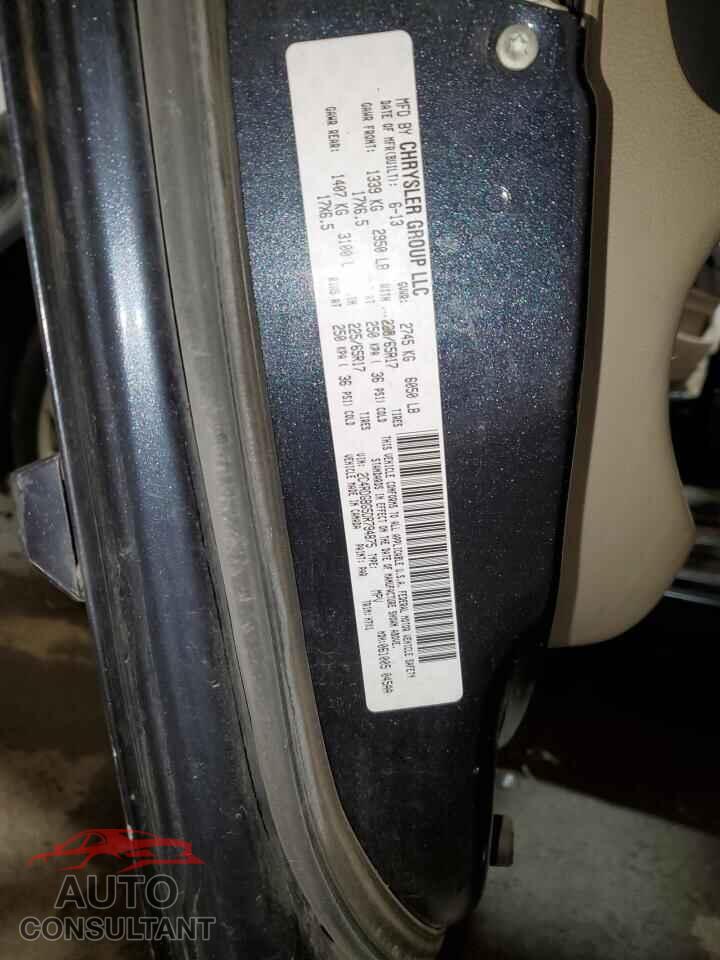 DODGE CARAVAN 2013 - 2C4RDGBG5DR794875