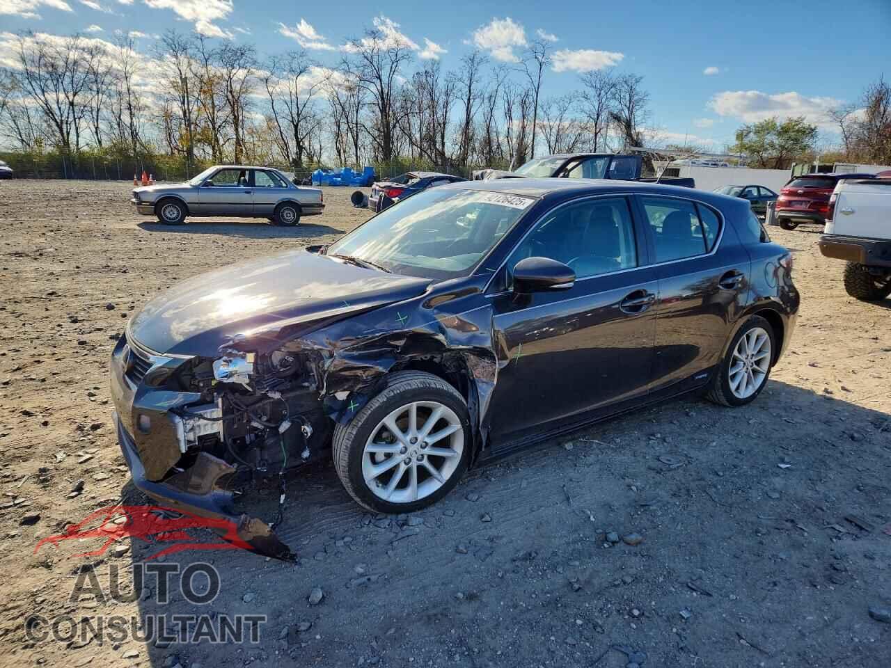 LEXUS CT 200 2012 - JTHKD5BH1C2082177
