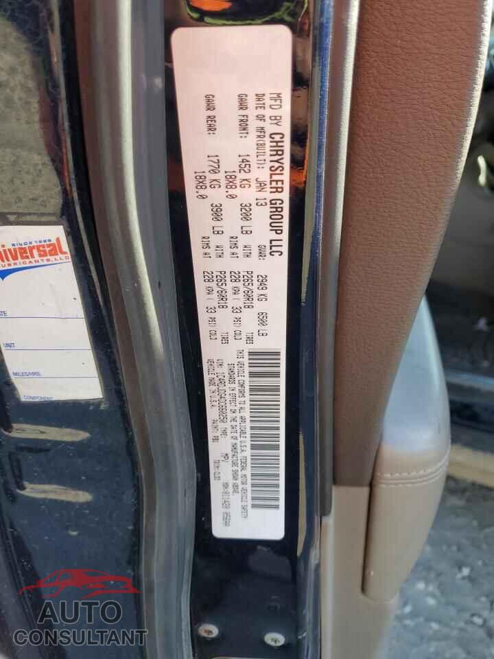 DODGE DURANGO 2013 - 1C4RDJDG4DC660250