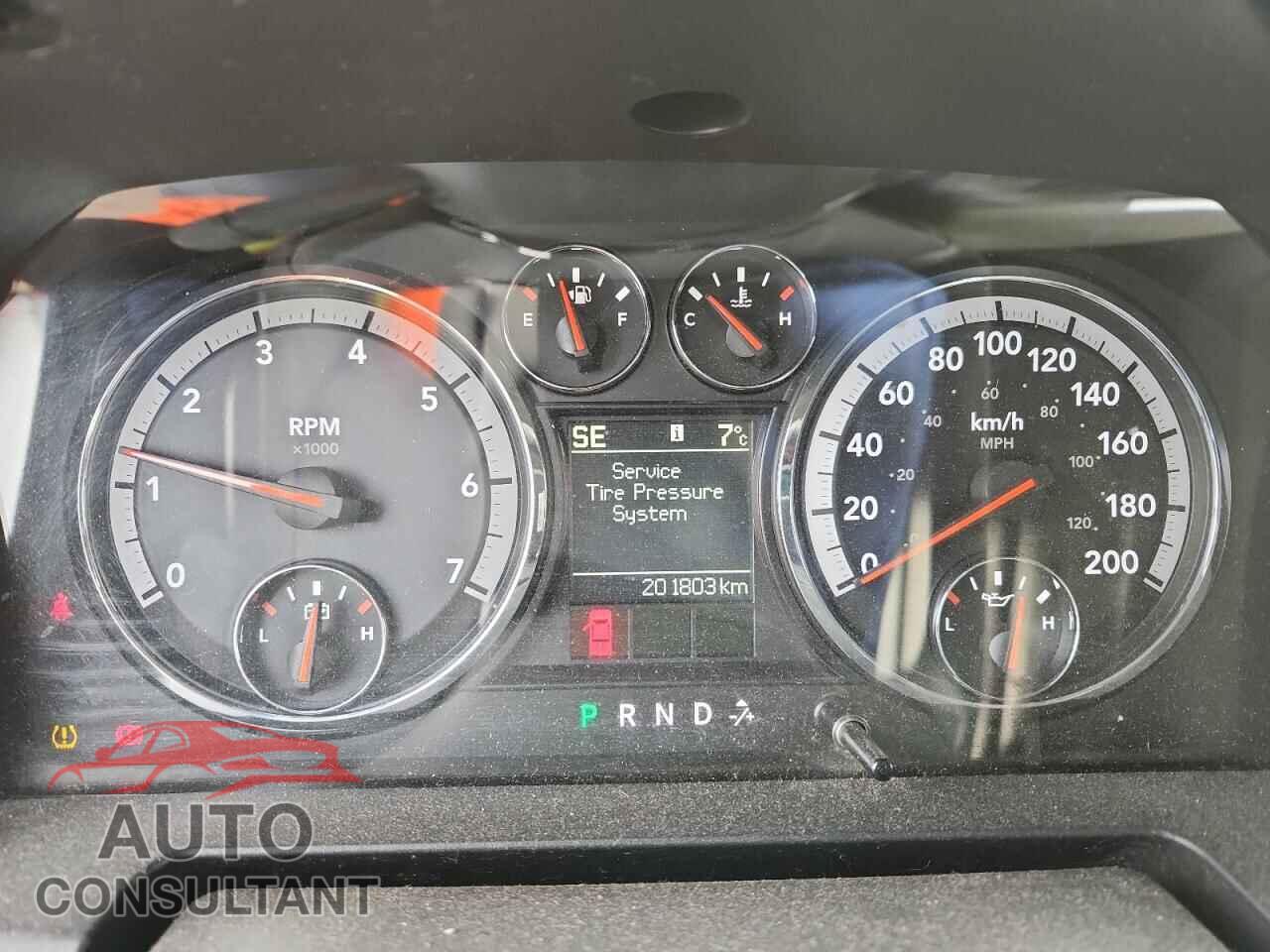 DODGE RAM 1500 2012 - 1C6RD7LT3CS134589