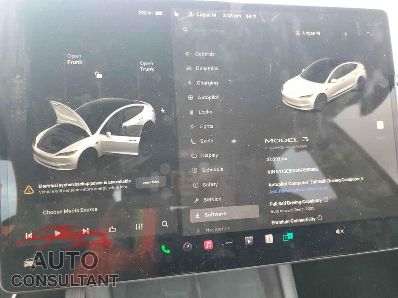 TESLA MODEL 3 2024 - 5YJ3E1EA2RF858395