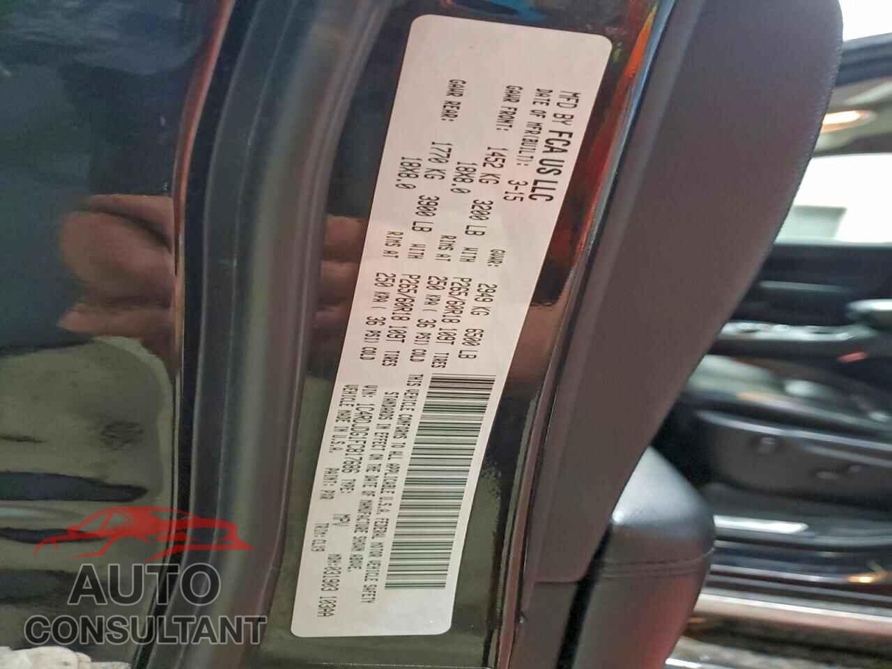 DODGE DURANGO 2015 - 1C4RDJDG1FC817686