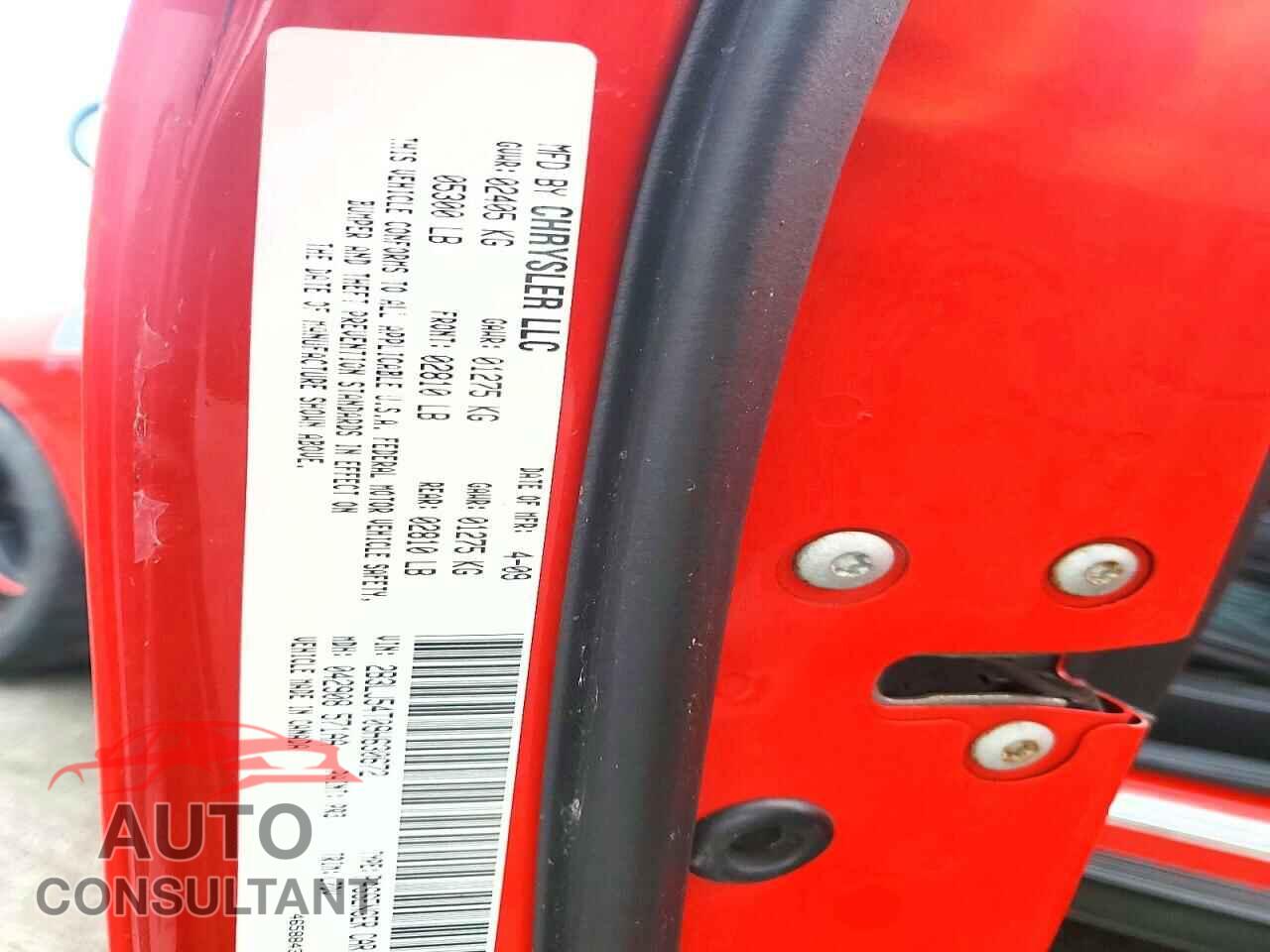 DODGE CHALLENGER 2009 - 2B3LJ54T09H630672