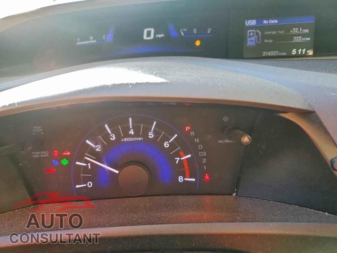 HONDA CIVIC 2012 - 19XFB2F52CE082246