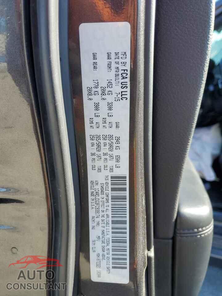 DODGE DURANGO 2015 - 1C4RDJDG3FC939174