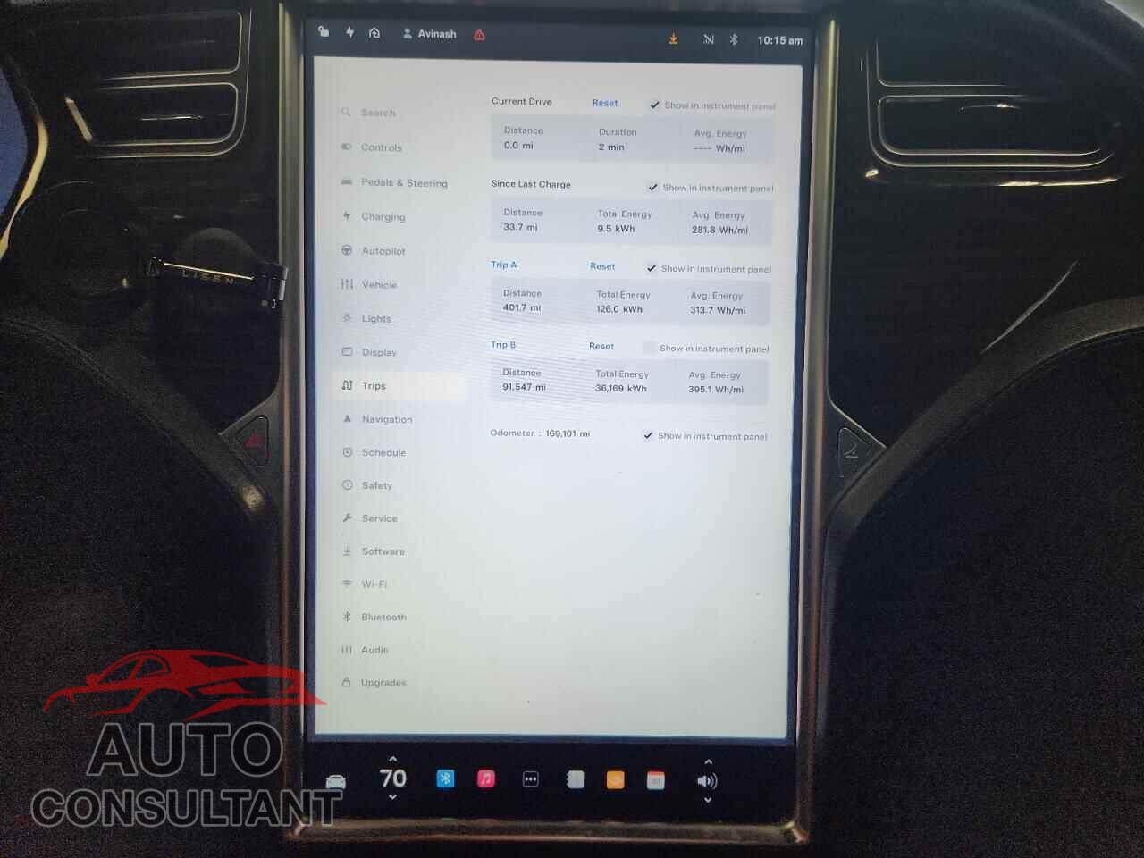 TESLA MODEL S 2015 - 5YJSA4H28FF094593