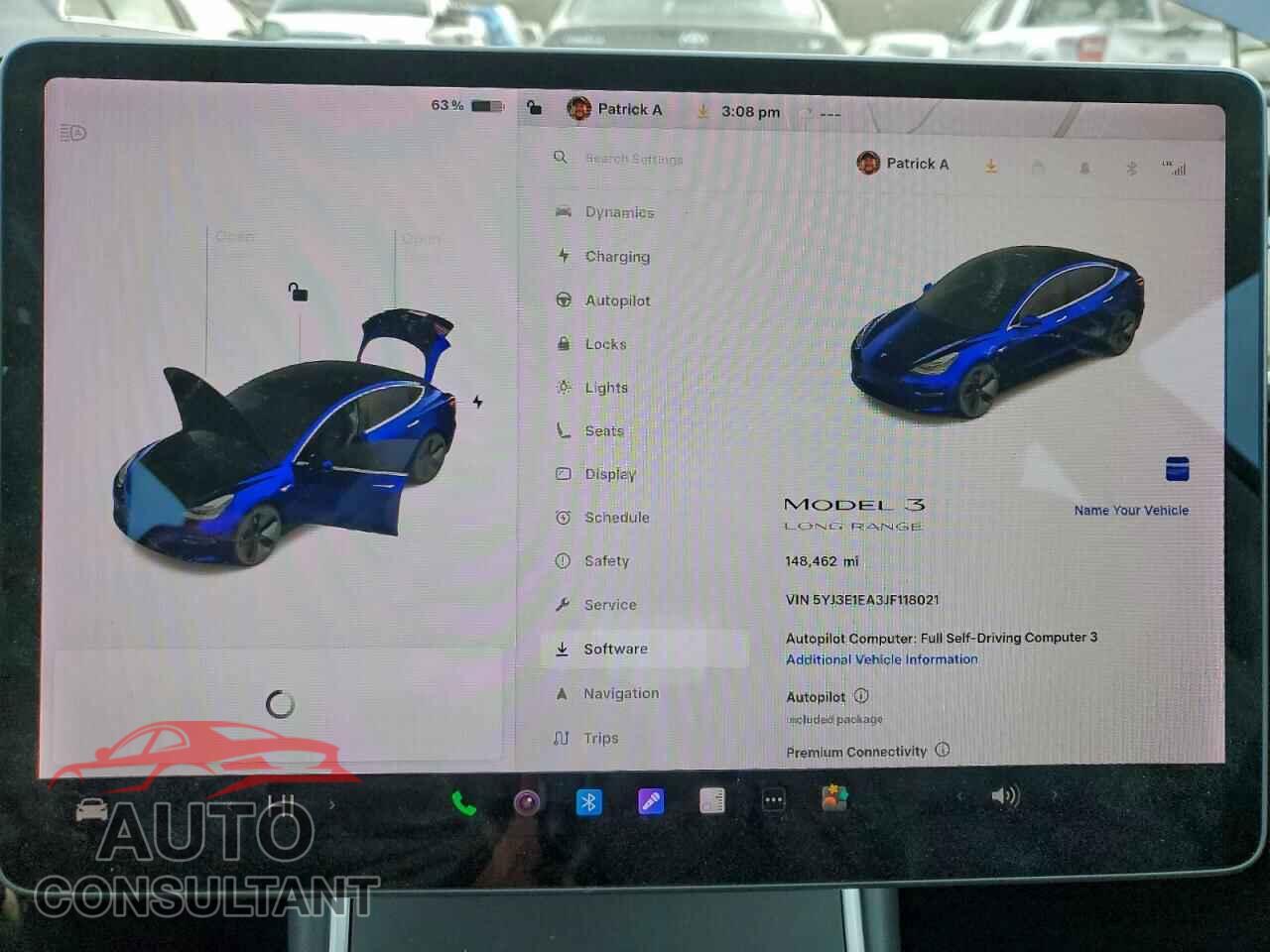 TESLA MODEL 3 2018 - 5YJ3E1EA3JF118021
