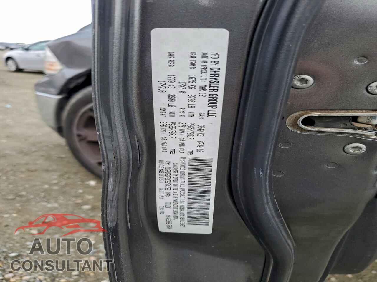 DODGE RAM 1500 2012 - 1C6RD6GP3CS254738