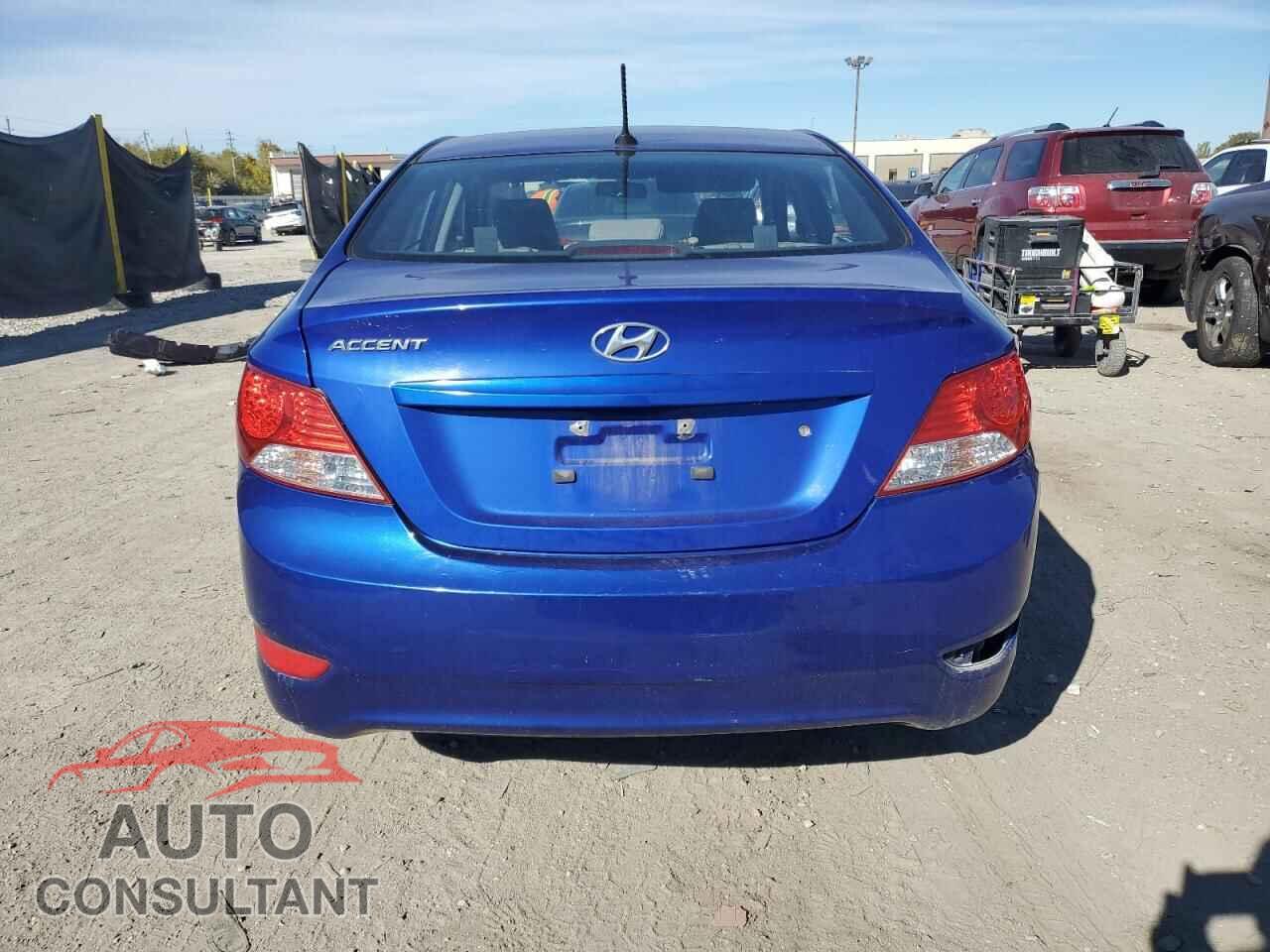 HYUNDAI ACCENT 2012 - KMHCU4AE3CU072404