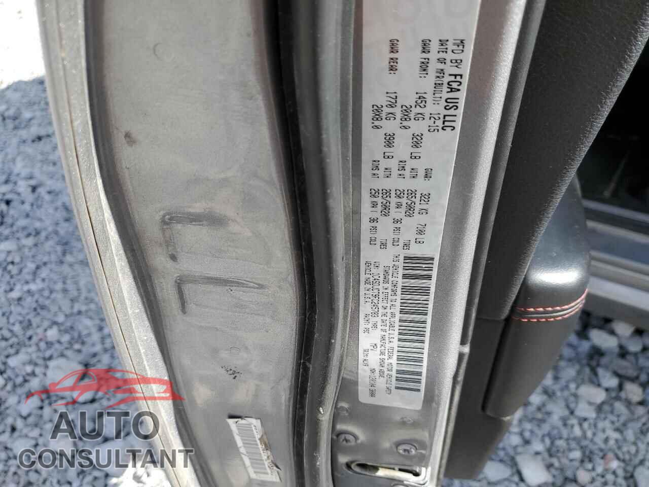DODGE DURANGO 2015 - 1C4SDJCT9FC245783