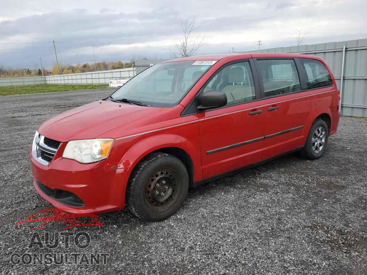 DODGE CARAVAN 2013 - 2C4RDGBG4DR530109