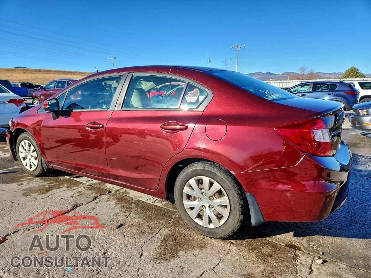 HONDA CIVIC 2012 - 19XFB2F57CE070951