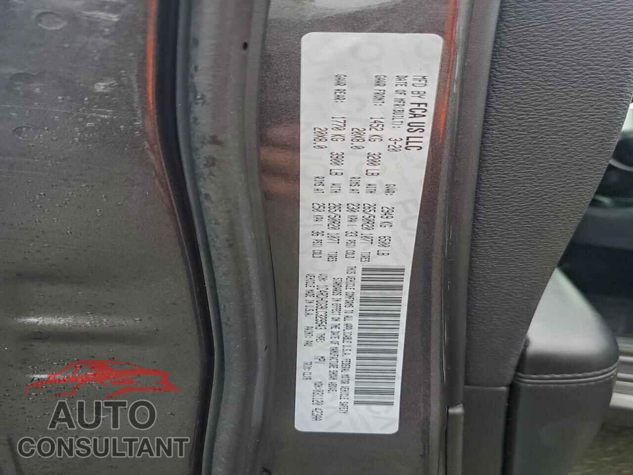 DODGE DURANGO 2020 - 1C4RDHDG9LC329543